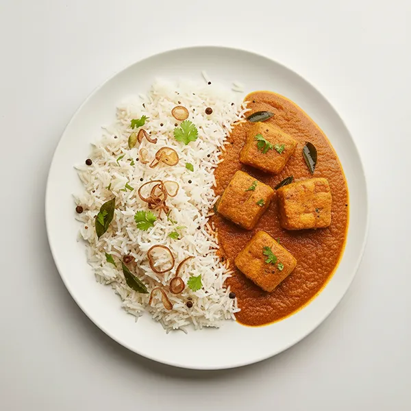 Kottayam Fish curry with Ghee rice